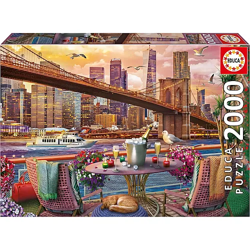 Romanhandlung spielt in New York - 2000 Teile