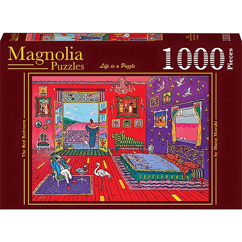 Magnolia Puzzle Puzzle 1000 Teile Das Rote Schlafzimmer