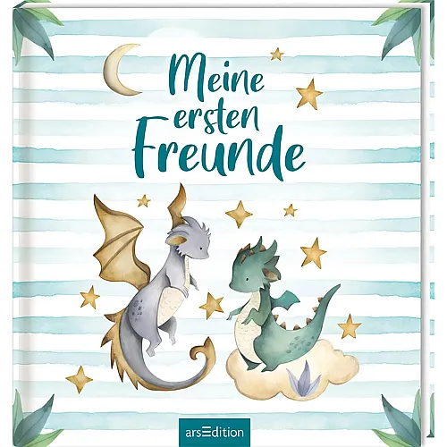 Meine ersten Freunde Drachen Aquarell-Optik