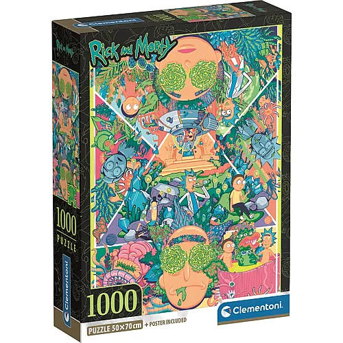 Clementoni Puzzle Rick & Morty 2 - 1000 Teile