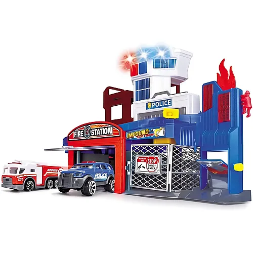 Parkgarage Feuerwehr und Polizei