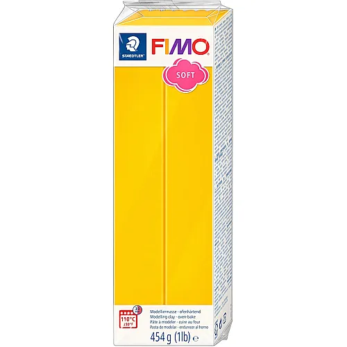 Fimo Soft Modelliermasse Sonnengelb - 454 g