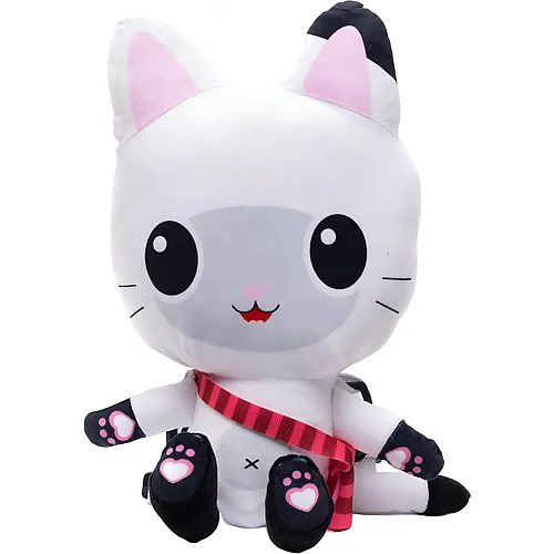 Canenco Gabby's Dollhouse Gabbys Puppenhaus 3D-Rucksack Pl�sch-Pandy-Pfoten