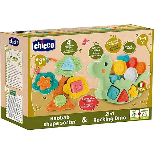 Chicco Eco Bundle Pack Dino & Baobab