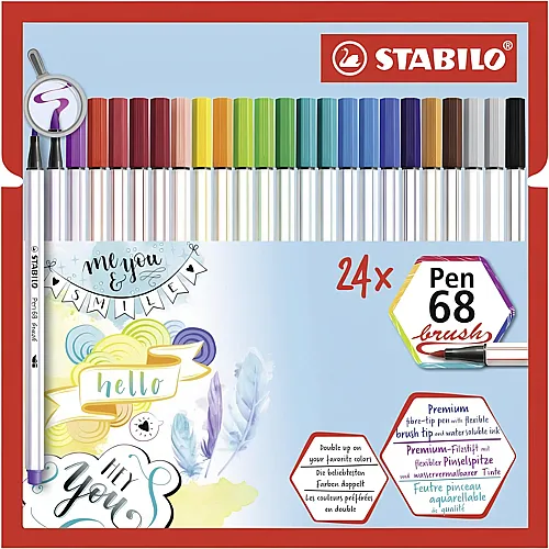 Stabilo Pen 68 brush Fasermaler