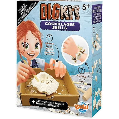 Buki Muscheln ausgraben