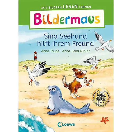 Loewe Bildermaus Sina Seehund hilft ihrem Freund