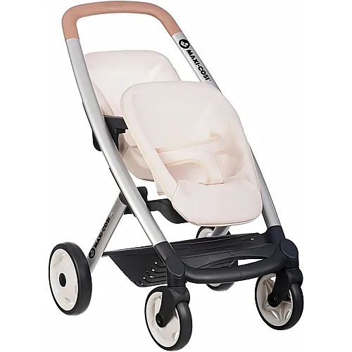 Maxi-Cosi Zwillings-Puppenwagen Beige