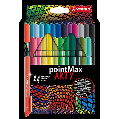 Stabilo Arty Filzschreiber pointMax - 24 Teile