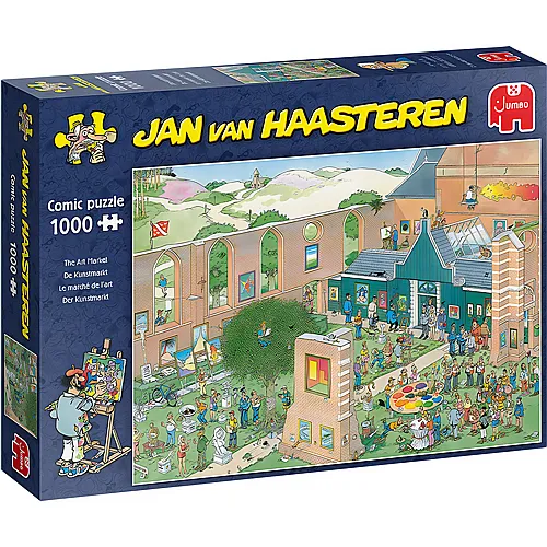 Jumbo Puzzle Jan van Haasteren Der Kunstmarkt (1000Teile)