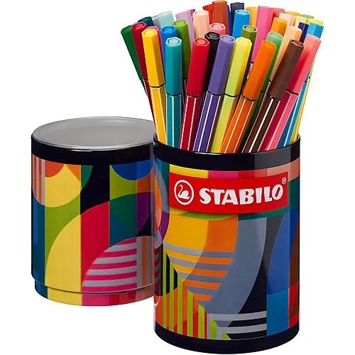Premium-Filzstift Pen 68 in Metalldose 45Teile