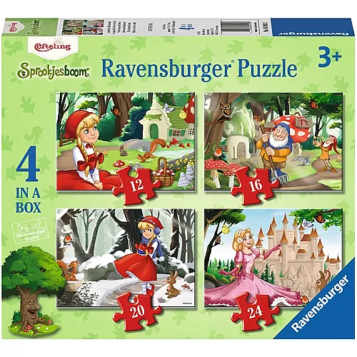 Ravensburger Puzzle 4in1 Enchanting M�rchenwald (12-24)