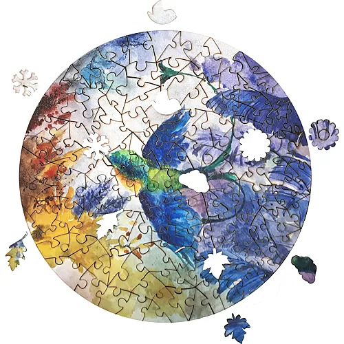 The Wild Puzzle Wooden Puzzle - Spring - 140 Teile
