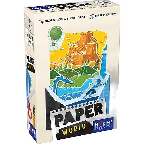 HUCH Spiele Paper World - Deutsch