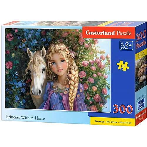 Castorland Puzzle Prinzessin mit Pferd - 300 Teile