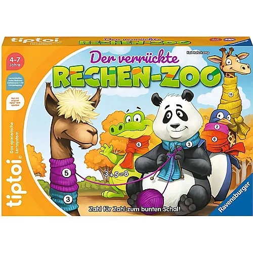 Ravensburger tiptoi Der verrckte Rechen-Zoo