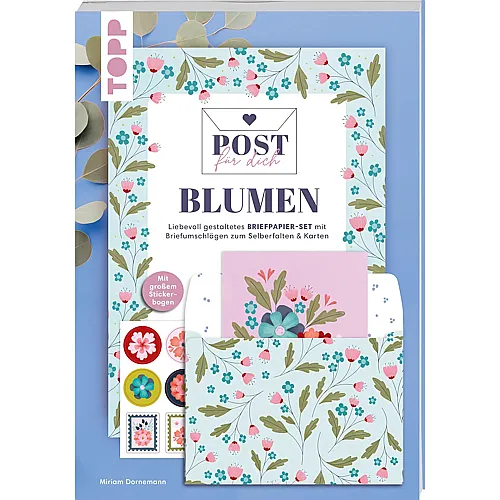 Frechverlag Briefpapierset Post f�r dich - Blumen