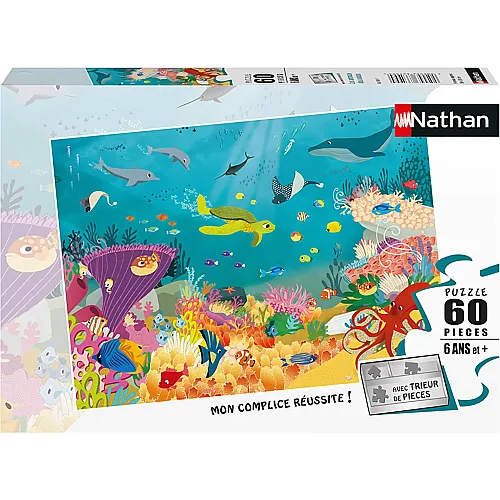 Nathan Puzzle Meerestiere im Korallenriff (60Teile)