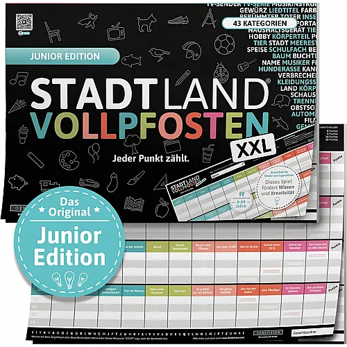 Denkriesen Stadt Land Vollpfosten Junior Edition - Jeder Punkt z�hlt - Deutsch