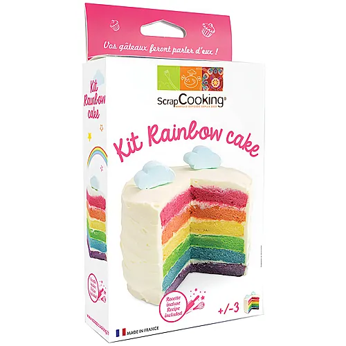 ScrapCooking Regenbogen Cake Kit