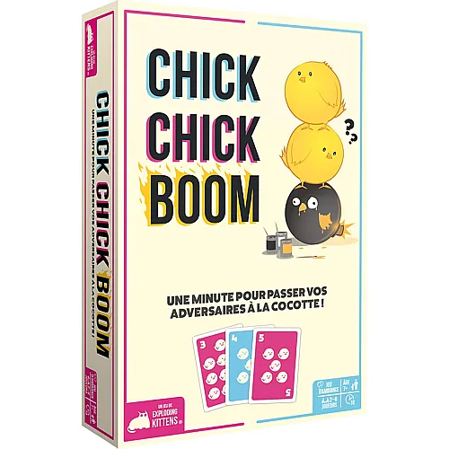 Exploding Kittens Chick Chick Boom - Fran�ais