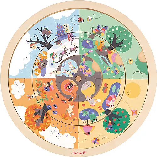 Beobachtungs Puzzle der Garten