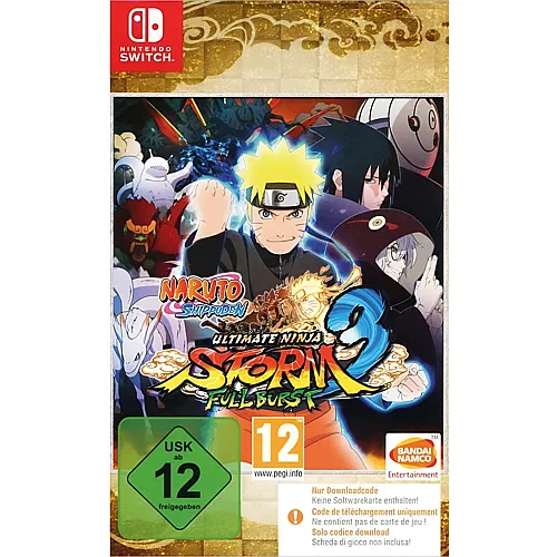 Bandai Namco Switch Naruto Shippuden Naruto Ultimate Ninja Storm 3 Full Burst (Code in a Box)