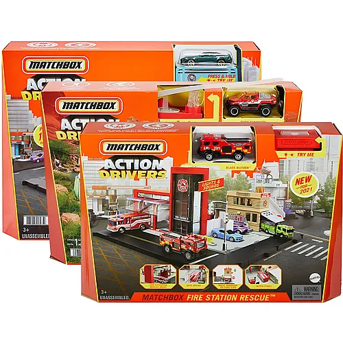 Matchbox Spielset mit Lichtern & Ger�uschen - 1:64