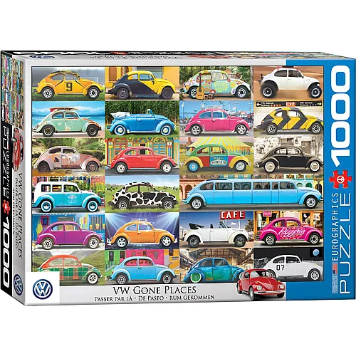 VW Beetle - Gone Places 1000Teile