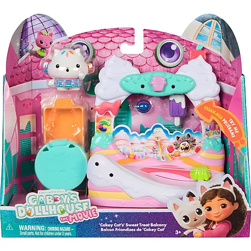 Spin Master Gabby's Dollhouse Movie Cakeys Balkon Cakey's Sweet Treat Balcony