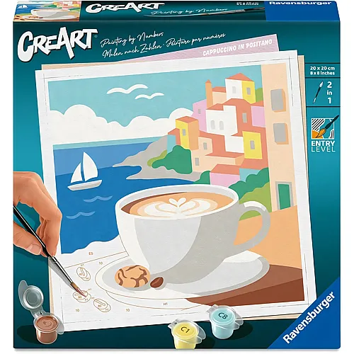 Ravensburger Malen nach Zahlen - Cappuccino in Positano