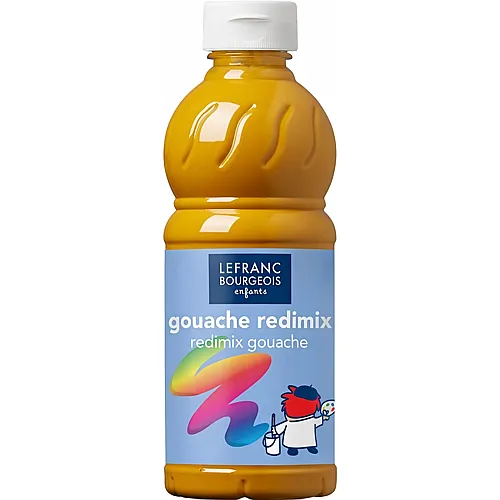 Lefranc Bourgeois Lfb Fl�ssige Tempera Redimix 500ml Flasche - Gelber Ocker