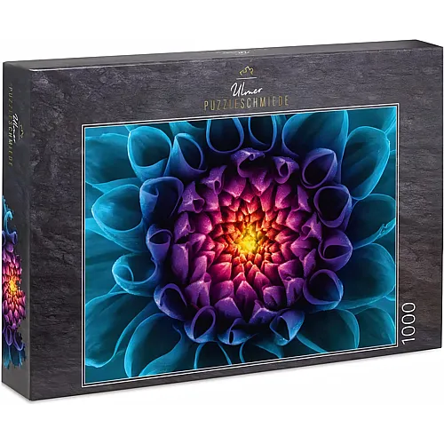 Ulmer Puzzleschmiede Geheimnisvolle Bl�te mit modernem Blumen-Motiv - 1000 Teile
