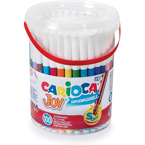 Carioca Fasermaler Joy Eimer - 100 Teile