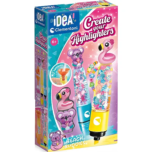 Deine Textmarker-Kreationen Beach-Buddies