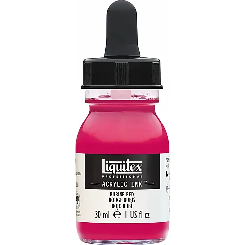 Liquitex Lqx Prof. Acrylic Ink 30ml Flasche Rubinrot