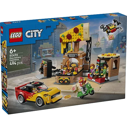 LEGO Pizza-Liefererlebnis mit Fahrzeugen (60496)