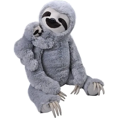 Wild Republic Rainforest Jumbo Faultier mit Baby - 76 cm