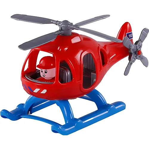 Cavallino Toys Feuerwehr-Hubschrauber mit Spielfigur