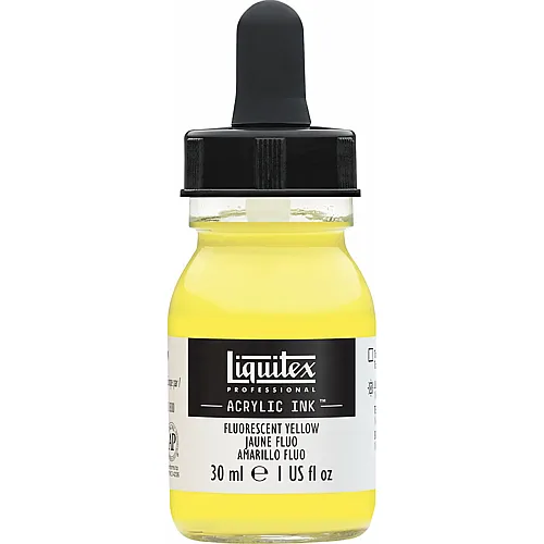 Liquitex Lqx Prof. Acrylic Ink 30ml Flasche Fluo Gelb