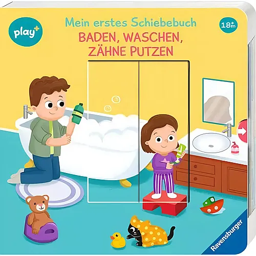 Mein erstes Schiebebuch: Baden, waschen, Z�hne putzen