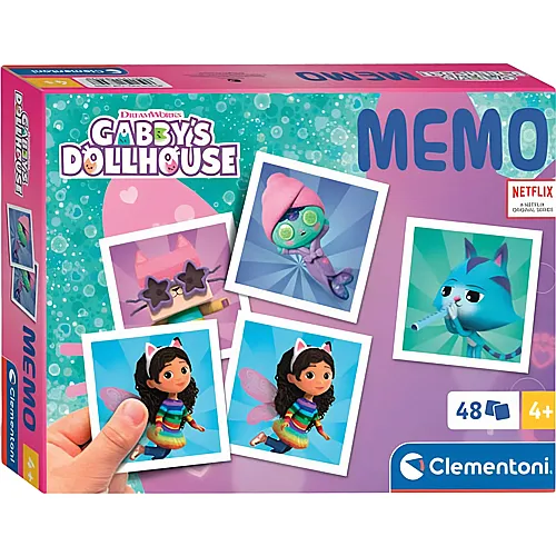 Clementoni Spiele Memo Gabby's Dollhouse
