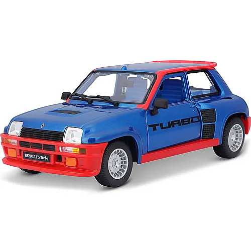 Bburago 1:24 Renault 5 Turbo Blau/Rot