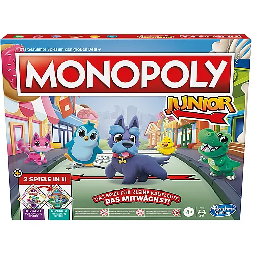 Hasbro Gaming Monopoly Junior 2in1 (DE)