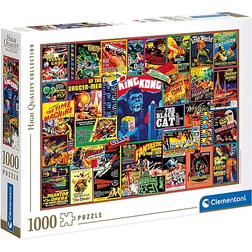 Clementoni Puzzle High Quality Collection Thriller-Klassiker - 1000 Teile