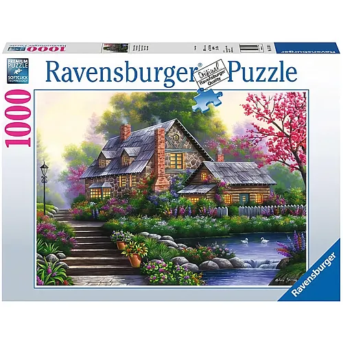 Ravensburger Puzzle Romantisches Cottage (1000Teile)