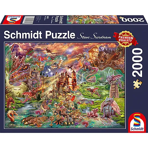 Schmidt Puzzle Der Schatz der Drachen (2000Teile)