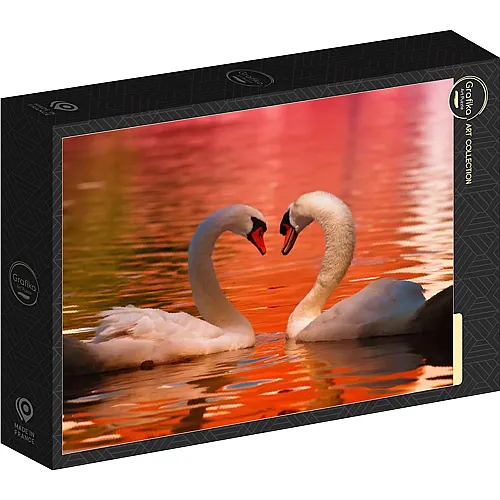Grafika Puzzle Art Collection Verliebte Schw�ne - 1000 Teile