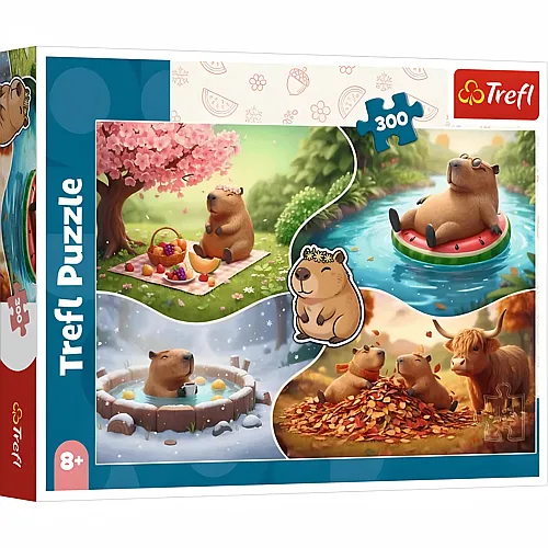Trefl Les quatre saisons avec les capybaras - 300 pi�ces