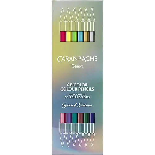 Farbstift Bicolor - 6 Teile